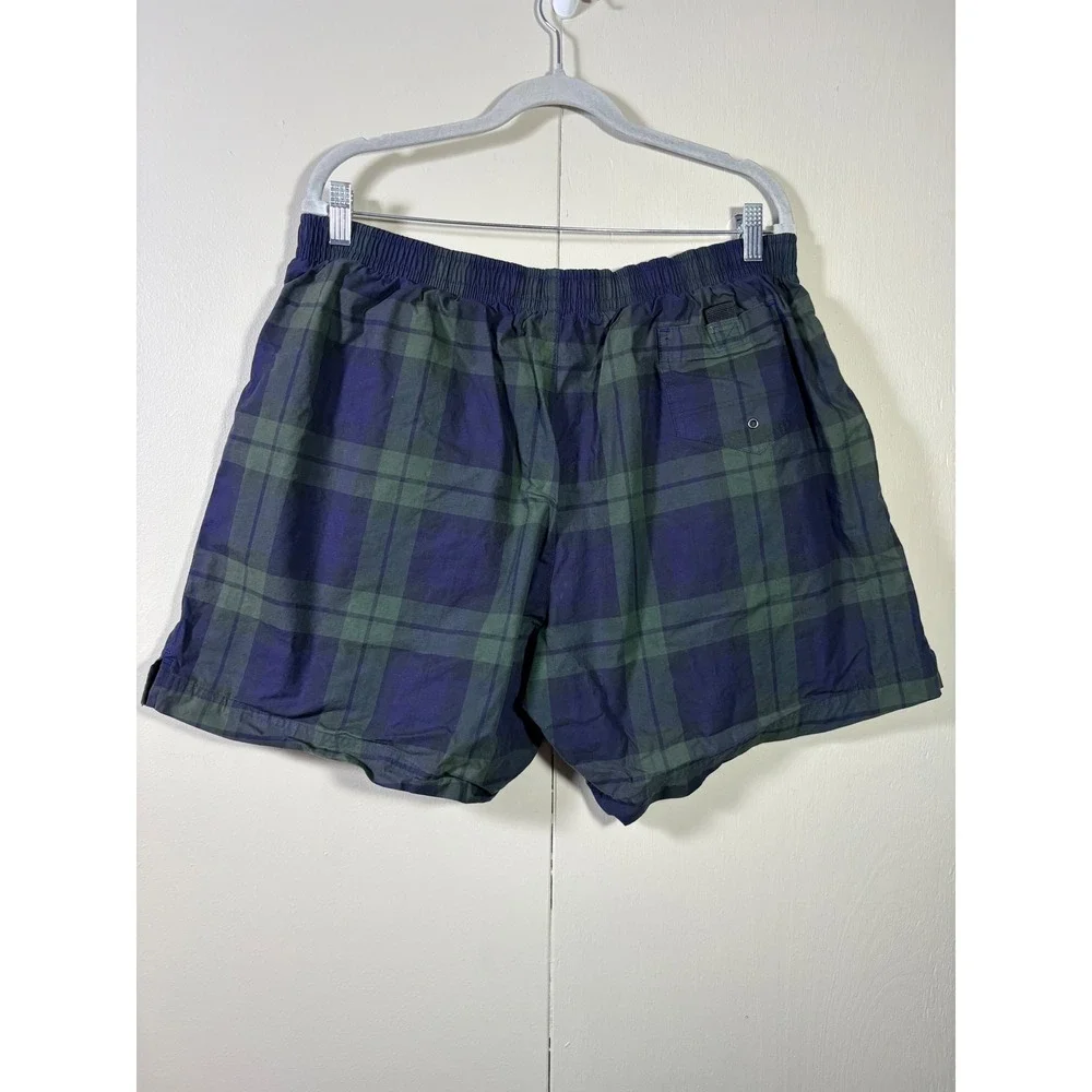 Polo Sport Ralph Lauren Mens XXL Blackwatch Plaid Swim Trunks Pony Preppt
